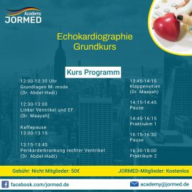 Programm Echokardiographiekurs